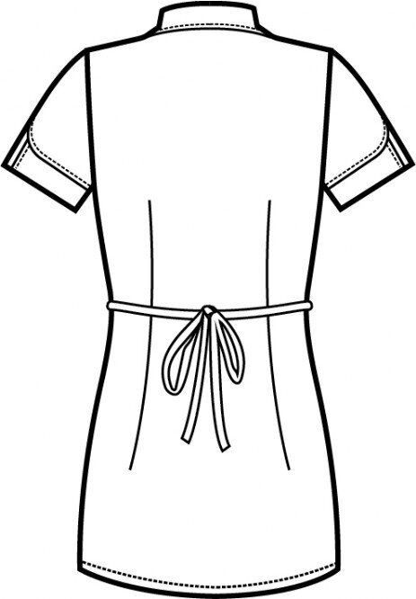Kimono per centri massaggi con lacci