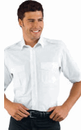 Camicia bianca con spalline e porta mostrine