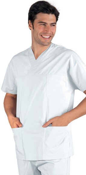 Casacche bianche da infermiere a manica corta